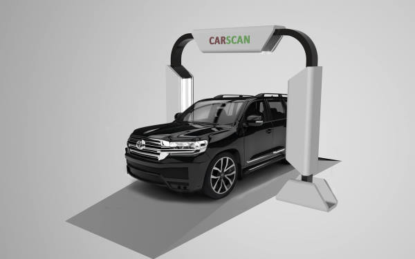 CarScan - автомобиль на сканере